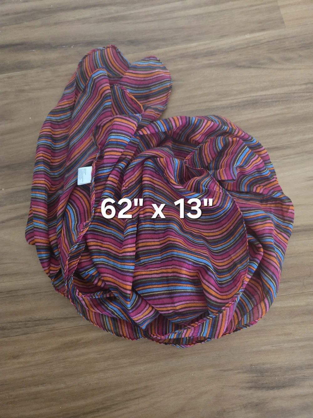 4/$15 Striped Purple-Pink Hair Scarf Tie Boho Braids Bohemian Hairstyles